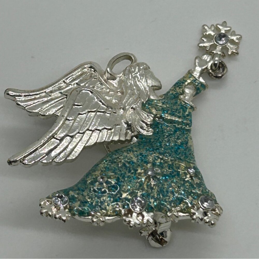 Christmas Brooch Lot Tree Pin Radko Eisenberg Avon Gerry Both Vintage Modern - Picture 7 of 16